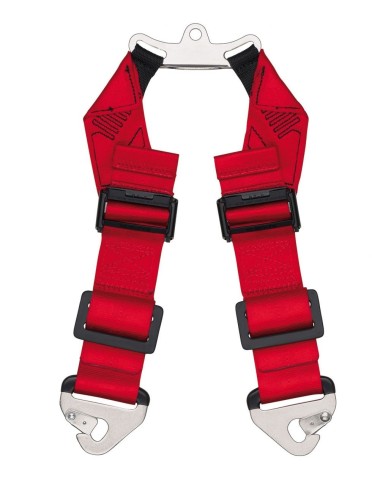 SCHROTH 49214 (49202) T-Bar Crutch Strap Anti-sub Strap 2, Red